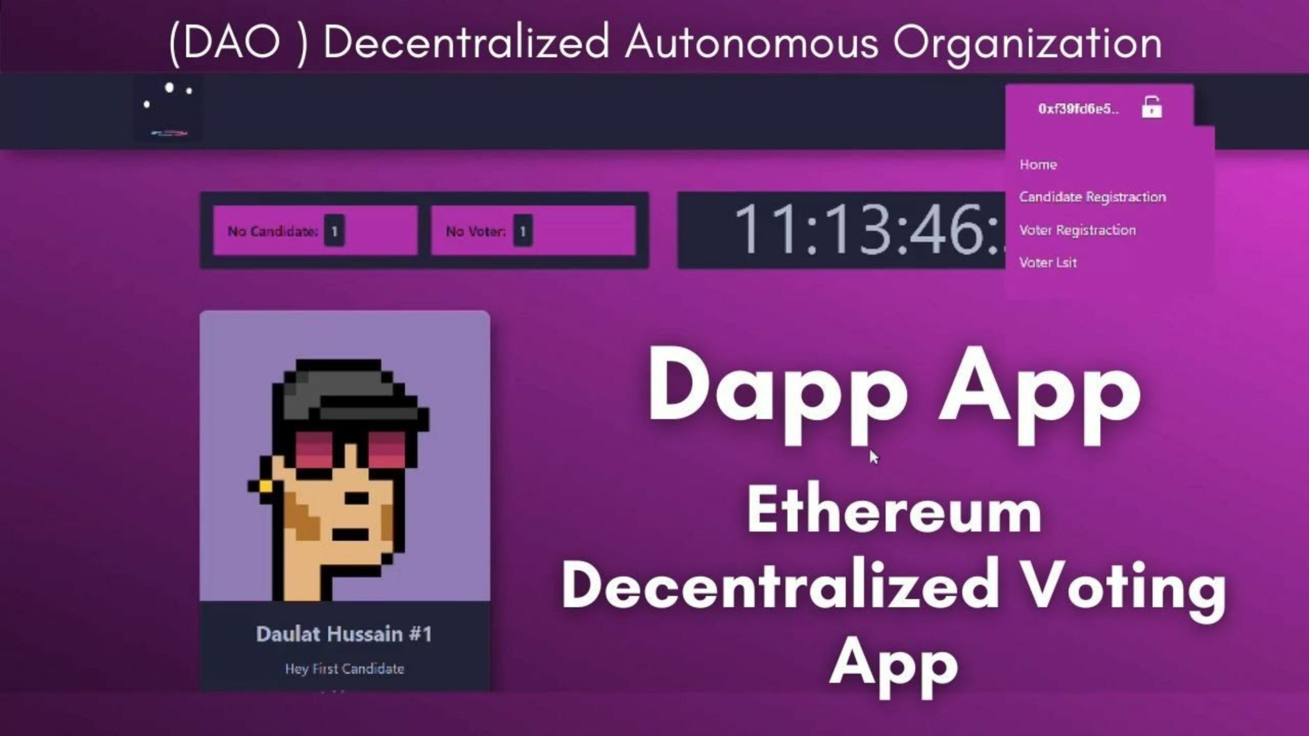 Voting Dapp (Decentralized)