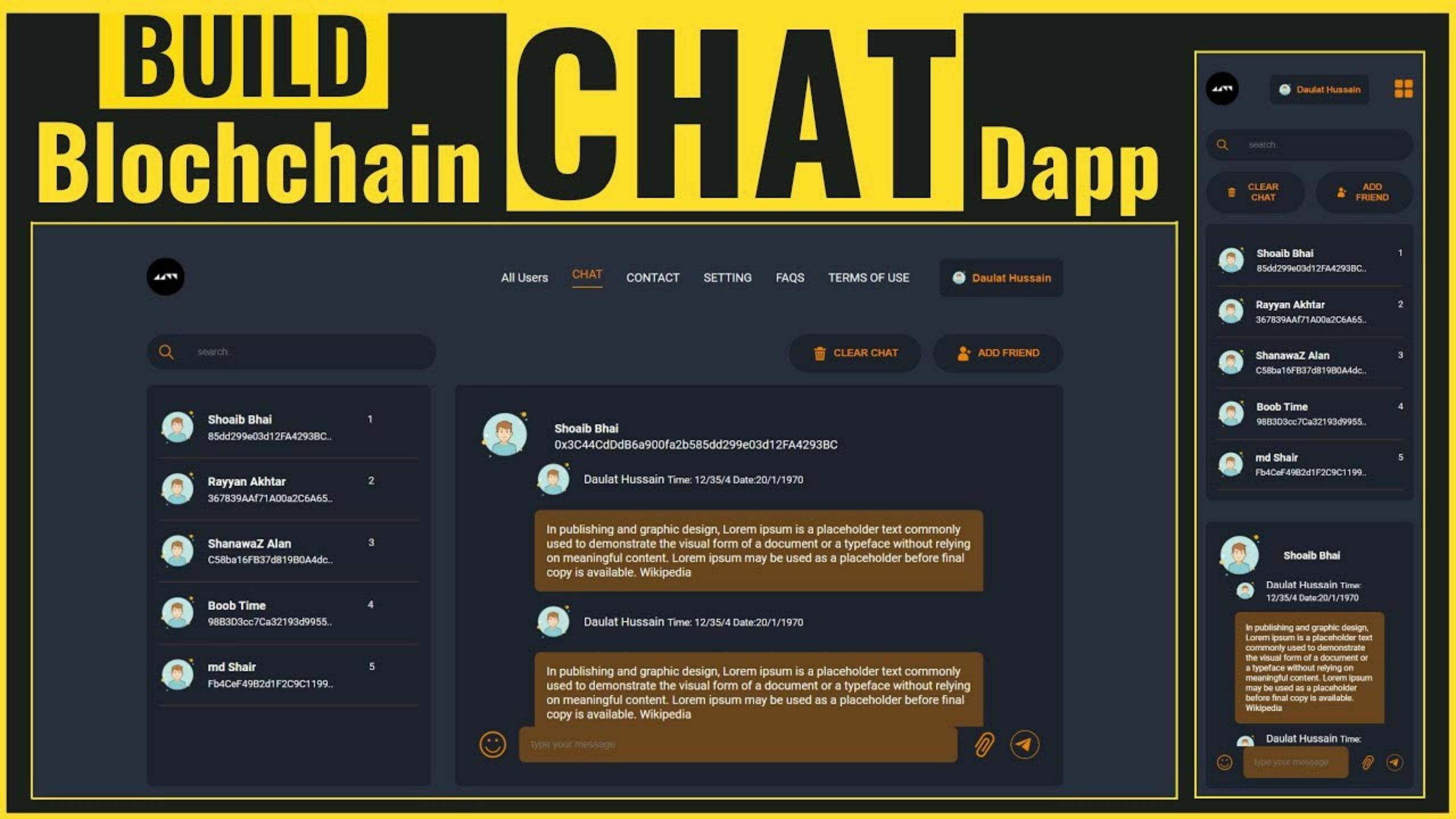 Web3 Chat Application (DApp)
